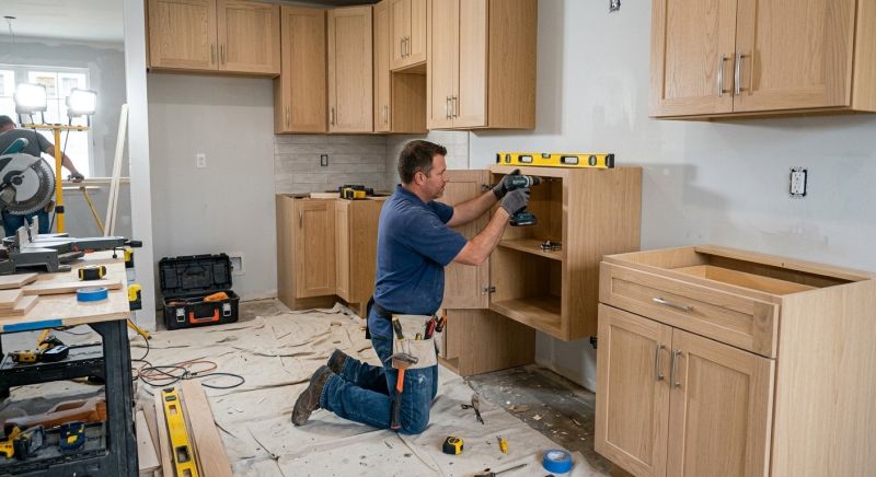 Wood Cabinet Installation in Terre Haute, IN