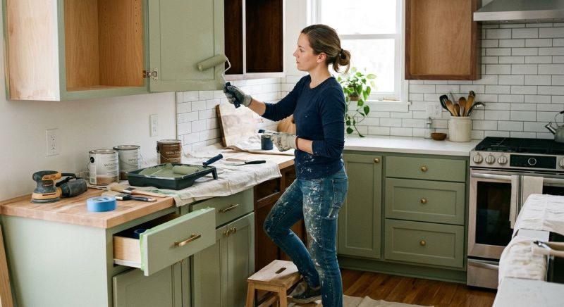 Cabinet Restyling in Waco, TX