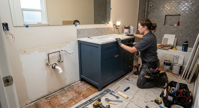 Vanity Installation in Terre Haute, IN