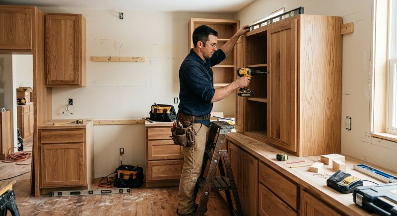 Wood Cabinet Installation in Kokomo, IN